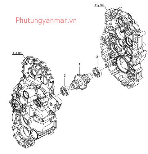 Trục truyền động quay số 4